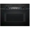 Image de Four combiné micro-ondes Encastrable - BOSCH SER4 - CMA583MB0 Noir - Vol four: 44l - 5 modes de cuisson -H454xL594xP570mm - Neuf