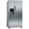 Image de Réfrigérateur américain - BOSCH SER6 - KAD93AIDP - Machine a glaçons - Classe D - 562 L - 178,7 x 90,8 x 70,7 cm - Acier bro - Neuf