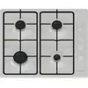 Image de Table gaz inox, 60 cm, SER2, 4 brûleurs, Fonte avec pieds en caoutchouc BOSCH - PBP6B2K80 - Neuf