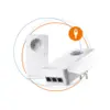 Image de Informatique - Tablette Réseau - Cpl Cpl Devolo Magic 2 Lan Triple 3rj45 Starter Kit Pack De 2 Boîtiers,filaire,haut Débit (2400 Mbps),3 Ports Ethernet,conservation Des Prises