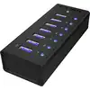 Image de Hub 7-Port IcyBox USB 3.0 IB-AC618 Aluminium Gehäuse