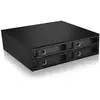Image de ICY BOX IB-2242SSK 13,3 cm (5.25 ) Plateau de stockage de disques Noir - Neuf