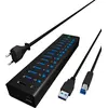 Image de Raidsonic ICY BOX IB-AC6113 Concentrateur 13 ports USB 3.0
