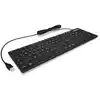 Image de KeySonic KSK-8030 IN (FR) Clavier industriel en silicone éronomique étanche antimicrobien résistant aux substances alcalines noir