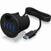 Image de RaidSonic 60123 RaidSonic ICY BOX IB-HUB1403 Tisch-Hub 4x USB 3.0 Type-A
