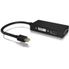 Image de ICY BOX IB-AC1032 Mini DisplayPort DVI-D + VGA (D-Sub) + HDMI Noir - Neuf