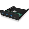 Image de ICY BOX IB-HUB1418-i3 Noir - Neuf