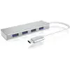 Image de ICY BOX IB-HUB1425-C3 USB 3.2 Gen 1 (3.1 Gen 1) Type-C 5000 Mbit/s Argent - Neuf