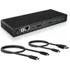 Image de ICY BOX IB-DK2245AC Avec fil USB 3.2 Gen 1 (3.1 Gen 1) Type-C Noir - Neuf