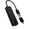 Image de ICY BOX IB-HUB1419-LAN USB 3.2 Gen 1 (3.1 Gen 1) Type-A Noir - Neuf