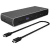 Image de ICY BOX IB-DK8801-TB4 Avec fil Thunderbolt 4 Anthracite, Noir - Neuf