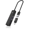 Image de Adapter IcyBox USB3.2 Gen1 Hub & Gigabit LAN 4-in-1 retail