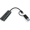 Image de Raidsonic ICY BOX IB-LAN301-C3 USB Type-C / Type-A vers LAN