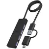 Image de ICY BOX IB-HUB1424-C3 USB 3.2 Gen 1 (3.1 Gen 1) Type-A + Type-C 5000 Mbit/s Noir - Neuf