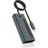 Image de Icy Box IB-HUB1457-C31 Hub 7 ports IcyBox Hub USB 3.2 Gen 2 Type-C retail