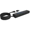 Image de Icy Box IB-HUB1737-C3 Hub IcyBox 7-Port IB-HUB1737-C3 USB 3.2 Type-C/Type-A