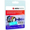 Image de AgfaPhoto Cartouche d'impression (remplace Brother LC1100BK, Brother LC980BK, Brother LC1100C, Brother LC980C, Brother LC1100M, Brother LC980M, Brother LC1100Y, Brother LC980Y)