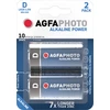 Image de Agfa Photo 110-802619 AgfaPhoto Batterie Alkaline Power -D LR20 Mono 2St.