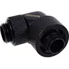 Image de Raccord rotatif coudé à compression pour Tube Ø16mm - G1/4 Alphacool Eiszapfen (Noir) #6POURCENT