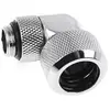 Image de Raccord rotatif coudé à compression pour Tube Ø16mm - G1/4 Alphacool Eiszapfen (Argent) #6POURCENT