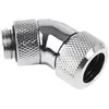 Image de Raccord à 45° à compression pour Tube Ø13mm - G1/4 Alphacool Eiszapfen (Argent) #6POURCENT