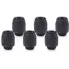 Image de Lot de 6 Raccords à compression pour Tube Ø7,6/12,7mm - G1/4" Alphacool HF TPV Metal (Noir) #6POURCENT