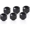 Image de Lot de 6 Raccords à compression pour Tube Ø13mm Alphacool Eiszapfen Pro (Noir) #6POURCENT