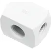 Image de Alphacool 17629, Bloc d'eau, Laiton, Blanc, 1/4", 22 mm, 30 mm