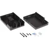 Image de Raspberry Pi Joy-IT boîtier en aluminium comme dissipateur thermique en noir pour le 4 B (RB-AlucaseP4+08)