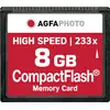 Image de AgfaPhoto Compact Flash, 8GB, 8192 MB, flash compact (CF), 100000 cycles par secteur logique, 42.8 mm, 3.3 mm, 36.4 mm