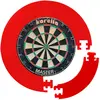 Image de Jeu de Fléchettes Surround (Dart-Catchring) Rouge, Marerirl : Tissu (Velvet)