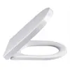 Image de Siège de WC BERNSTEIN en plastique thermodurci avec abaissement automatique Softclose et fonction Take-Off, blanc - Modèle U1002
