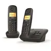 Image de Téléphone sans fil duo dect noir avec répondeur - Gigaset - AL170A DUO NOIR -
