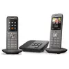 Image de Téléphone sans fil duo dect anthracite avec répondeur - Gigaset - GIGACL660ADUO -