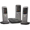 Image de Téléphone sans fil trio dect noir avec répondeur - Gigaset - GIGACL660ATRIO -