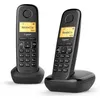 Image de Kit téléphone sans fil DECT GIGASET A270 Duo, avec identification des appelants, fonction mains libres et répertoire téléphonique pour 80 numéros