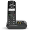 Image de Gigaset AS690A - téléphone DECT sans fil avec répondeur - grand écran à haut contraste - excellente qualité audio - profils sonores réglables - fonction mains libres - protection des appels, noir en occasion ou reconditionné