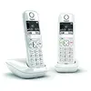 Image de Gigaset AS690 Duo - Téléphone fixe sans fil, 2 combinés avec grand écran rétroéclairé pour un affichage ultra lisible, fonction blocage d'appels - Blanc [Version Française] en occasion ou reconditionné