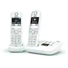 Image de Gigaset AS690A Duo - Téléphone fixe sans fil avec répondeur, 2 combinés avec grand écran rétroéclairé pour un affichage ultra lisible, fonction blocage d'appels - Blanc [Version Française] en occasion ou reconditionné