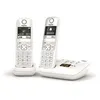 Image de Téléphone sans fil duo dect blanc avec répondeur - Gigaset - AS690ADUOW -