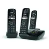 Image de Gigaset AS690A Trio - Téléphone fixe sans fil avec répondeur - 3 combinés - Noir en occasion ou reconditionné