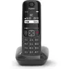 Image de Gigaset AS690R, Téléphone analogique/DECT, Casque filaire, 100 in, Identification du nom et de l'appelant, Noir