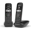 Image de Téléphone analogique/DECT Gigaset AS690 DUO Noir Identification de l'appelant