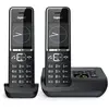 Image de Téléphone sans fil duo dect avec répondeur noir/argent - Gigaset - COMFORT-550A-DUO-BLK -