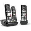 Image de Gigaset Gigaset A735A Trio - Téléphone sans fil avec répondeur - écran clair avec un bon contraste - véritable polyvalent pour la maison et le bureau -noir