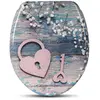 Image de Siège de toilette WOLTU en Duroplast, avec système de fermeture douce, modèle WS2745-a