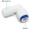 Image de Naturewater Raccord Vissé Jaco Tuyau 1/8" - 3.175mm Filet Mâle 90° Eau Ultrafiltration Microfiltre