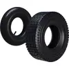 Image de Wiltec Pneu 16x6.50-8 et Chambre à air   Valve droite   420 x 420 x 130 mm   4 PR   capacité de charge 300 kg   pour Tondeuse à gazon Tracteur à pelouse Brouette Chariot Diable