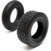 Image de Pneu pour tracteur à pelouse 15x6.00-6 4pr avec chambre à air et valve coudée tondeuse à gazon