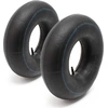 Image de Wiltec Lot de 2x Chambre à air 13x5.00-6 pour pneu de tracteur à pelouse   320 x 320 x 110 mm   Valve droite TR13   capacité de charge max. 145 kg   pour Roue Tondeuse à gazon Brouette Chariot Diable